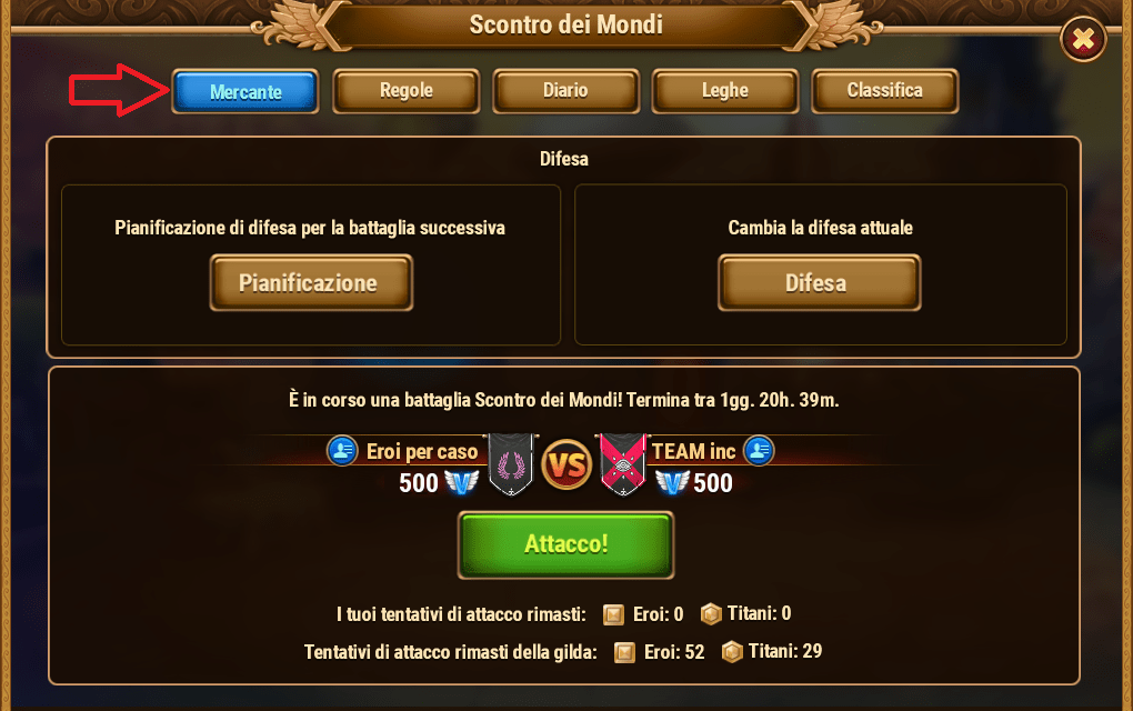 Immagine Scontro dei Mondi - Mercante
