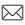 Immagine di una icona con disegnato una busta per spedire lettere