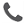 Immagine di una icona con disegnato una cornetta del telefono
