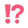 Immagine di una icona con punto esclamativo e punto di domanda